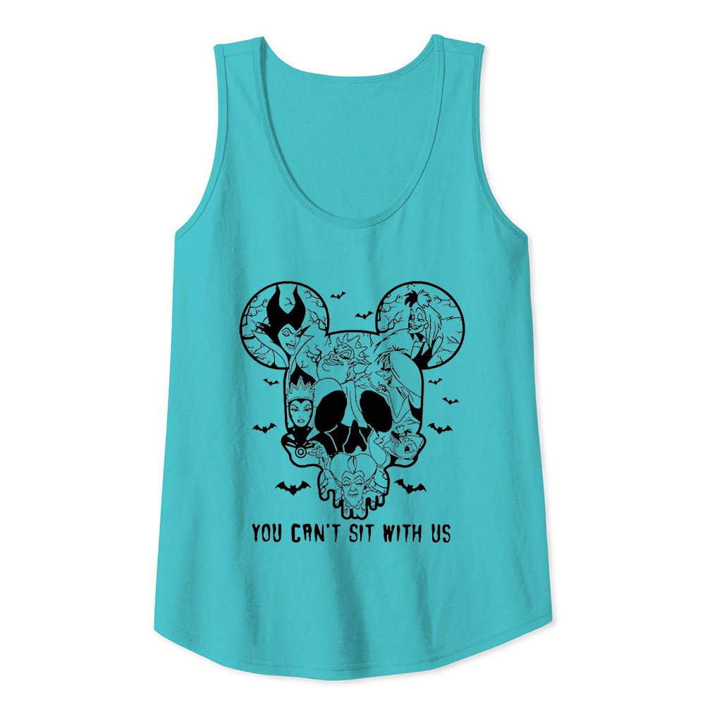 You Cant Sit With Us Cool Design Tank Top For Disney Lover